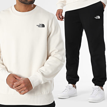 The North Face - Trainingsanzug A89FB A8C41 Hellbeige Schwarz